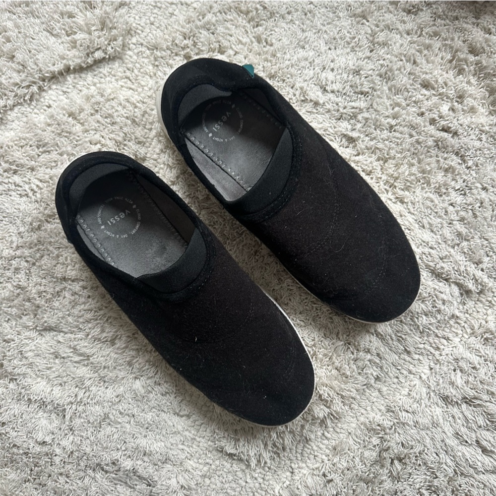 Vessi Sunday Slippers Black Slip-On Shoes 11